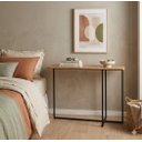 Ver imagem 2 de Aparador Decorativo Mesa de Apoio em Aço Carbono e Tampo Mdf Naturale Apollo