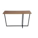 Ver imagem 5 de Aparador Decorativo Mesa de Apoio em Aço Carbono e Tampo MDF Naturale Apollo