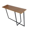 Ver imagem 6 de Aparador Decorativo Mesa de Apoio em Aço Carbono e Tampo MDF Naturale Apollo