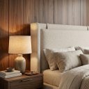 Ver imagem 4 de Cabeceira de Casal Estofada Pier para Cama Queen Off White 188cm Moderna