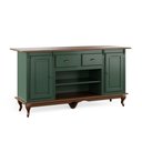 Ver imagem 1 de Mesa Ilha Hannover 1,76m - 60710 Mmj-lz Lz-verde Musgo/imbuia