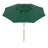 Ombrelone Treviso de Madeira e Poliéster 3,00m Verde Oliva Bel - 8