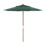 Ombrelone Treviso de Madeira e Poliéster 3,00m Verde Oliva Bel - 1