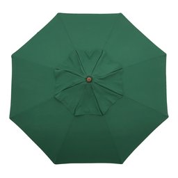 Ombrelone Treviso de Madeira e Poliéster 3,00m Verde Oliva Bel - 5