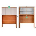 Ver imagem 3 de Guarda-roupa Em Mdf Com 12 Portas E 8 Gavetas Cumaru/fendi