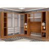 Guarda-roupa Em Mdf Com 12 Portas E 8 Gavetas Cumaru/fendi - 10