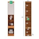 Ver imagem 2 de Guarda-roupa Em Mdf Com 12 Portas E 8 Gavetas Cumaru/fendi