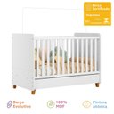 Ver imagem 5 de Berço Crescer 3 em 1 100% em MDF Branco