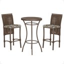 Ver imagem 1 de Mesa Bistrô e 2 Banquetas Roma Marrom Corda Náutica Estofado 6 Trama Original