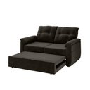 Ver imagem 5 de Sofá Cama 2 Lugares Casal 1,60 Mts Tifany Veludo Matrix Cor:veludo Marrom