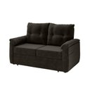 Ver imagem 1 de Sofá Cama 2 Lugares Casal 1,60 Mts Tifany Veludo Matrix Cor:veludo Marrom