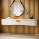 Ver imagem 2 de Aparador Suspenso Sala Buriti 120cm Offwhite - Rede Móveis