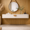 Ver imagem 1 de Aparador Suspenso Sala Buriti 120cm Offwhite - Rede Móveis