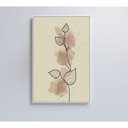 Ver imagem 1 de Quadro Abstrato Folhas 2 120x80 Cm Vidro Impresso