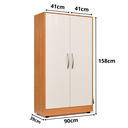 Ver imagem 6 de Mutiuso Any Organizador- Nature/off White- Mdf com Ganchos
