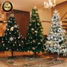 Árvore de Natal Pinheiro Luxo 2,40m 1500 Galhos Tradicional Verde Imperial Premium Grande Luvinco - 8