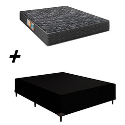 Cama Box Casal + Colchão Portobel Verona D28 54x138x188 - 1