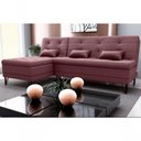 Ver imagem 5 de Sofá Cama com Chaise 3 Lugares 2,00 Mts Nice Matrix Rosê