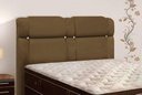 Ver imagem 3 de Cabeceira Duquesa para Cama Box 195cm Nobuck Marrom Taupe - Simbal