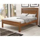 Ver imagem 1 de Cama Paris para Casal Imbuia Colchão Flex 128cm ou 138cm Madeira Maciça Pinus - Cavazotto 1079im
