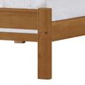 Cama Paris para Casal Imbuia Colchão Flex 128cm ou 138cm Madeira Maciça Pinus - Cavazotto 1079im - 4