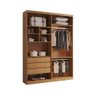 Closet Solteiro Fenix com 3 Gavetas e 8 Prateleiras Rufato - 2
