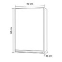 Ver imagem 3 de Armário Cozinha 40cm 1 Porta Evidence - Branco