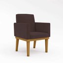 Ver imagem 3 de Kit 5 Poltronas Decorativa Reforçada Oferta - Balaqui Decor Cor:Marrom