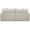 Ver imagem 7 de Sofá Cama Retrátil 3 Lugares para Sala de Estar 190cm Asher T03 Veludo Bege - Lyam Decor