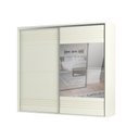 Ver imagem 3 de Guarda-roupa Roupeiro Casal 02 Portas de Correr 2,67m Mdf Dalla Costa: Off White