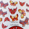 Adesivo Decoração Quarto Menina Jardim Borboletas Coloridas - 9