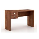 Ver imagem 1 de Mesa Canto P/escritório Me4165 C/ 2 Gavetas Nogal - Tecno Mobili