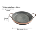 Ver imagem 4 de Frigideira de Pedra Sabão 26 Cm com Tampa de Vidro São José
