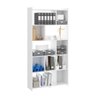 Estante Multiuso com Nichos 91x183cm Mdp Branco 0724 Menu Móveis - 2
