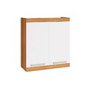 Ver imagem 1 de Armário Aéreo P- Cozinha Burguesa Premium C- 2 Portas 80cm Freijó-branco - Nesher