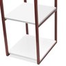Mesa Cantinho do Café Apoio Nicola 120 Cm Bronze Branco - 6