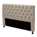 Ver imagem 1 de Cabeceira Box Casal King Size 195cm Corino Bege Areia