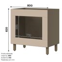 Ver imagem 3 de Balcão Forno Embutir Connect Duna/cristal - Henn