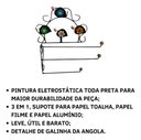 Ver imagem 7 de Paneleiro Escorredor Rústico e Porta Papel Toalha em Ferro:angola de Flor