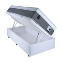 Ver imagem 1 de BOX BAU CONJUGADA ESPUMA DUPLA SOLTEIRO KING CORINO (110KG - 0.96X2.03X56):PRETO