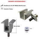 Ver imagem 6 de Kit Estrutura Fixador Linha C 1,20m para 4 Placas Solar Alumínio Inox Telha Fibro Ondulada Viga Metá