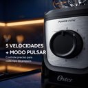 Ver imagem 2 de Liquidificador Oster Power Black Inox OLIQ510-127 750W 1,5L 5 Velocidades Preto 110V