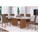 Ver imagem 1 de Mesa Sala Ester 210 + 6 Cad Maia Cinamomo Cimol