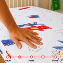 Ver mais imagens de Colchão de Cama Infantil Baby Luxo Espuma D20 Estampado 70x150cm