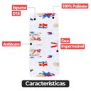 Ver imagem 6 de Colchão de Cama Infantil Baby Luxo Espuma D20 Estampado 70x150cm