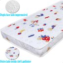 Ver imagem 2 de Colchão de Cama Infantil Baby Luxo Espuma D20 Estampado 70x150cm