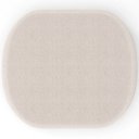 Ver mais imagens de Puff Decorativo Orgânico para Living Quarto 70cm Doha W01 Bouclê Creme - Lyam Decor