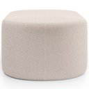 Ver imagem 6 de Puff Decorativo Orgânico para Living Quarto 70cm Doha W01 Bouclê Creme - Lyam Decor