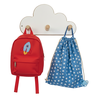 Cabideiro Infantil Nuvem Branco para Quarto de Bebê - 1