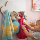 Ver imagem 6 de Cabideiro Infantil Nuvem Branco para Quarto de Bebê